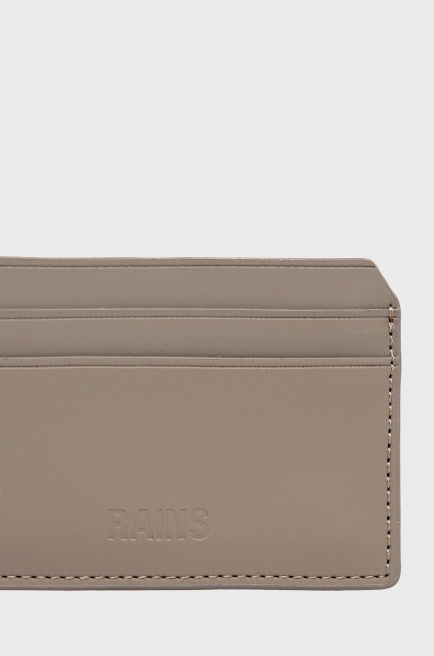 

Чохол на банківські карти Rains 16240 Card Holder колір бежевий