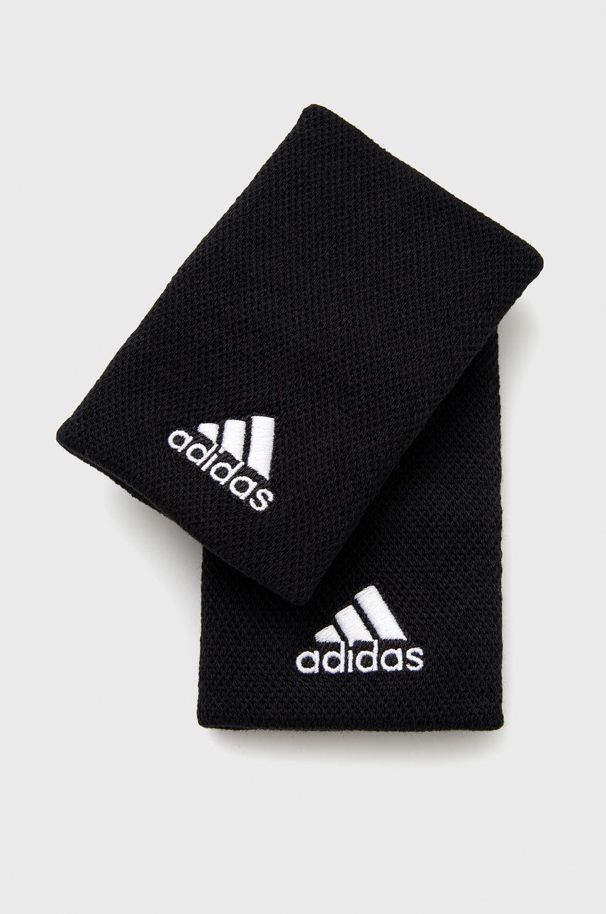 Adidas Wristband (2-pack) culoarea negru adidas imagine noua
