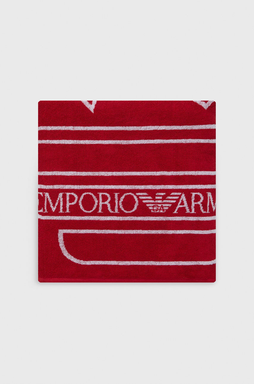 

Полотенце Emporio Armani Underwear цвет красный