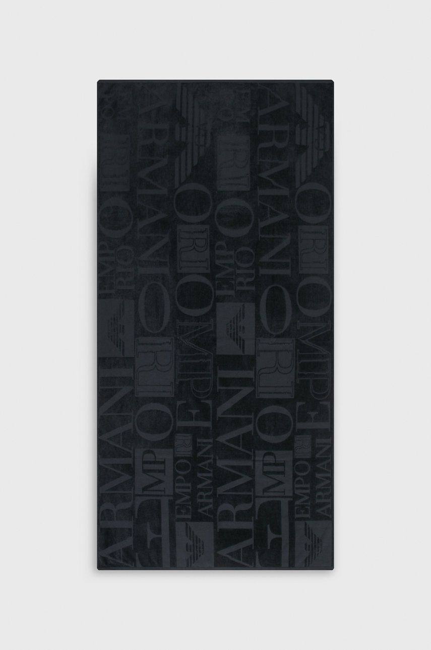 Emporio Armani Underwear prosop din bumbac culoarea negru 2022 ❤️ Pret Super answear imagine noua 2022