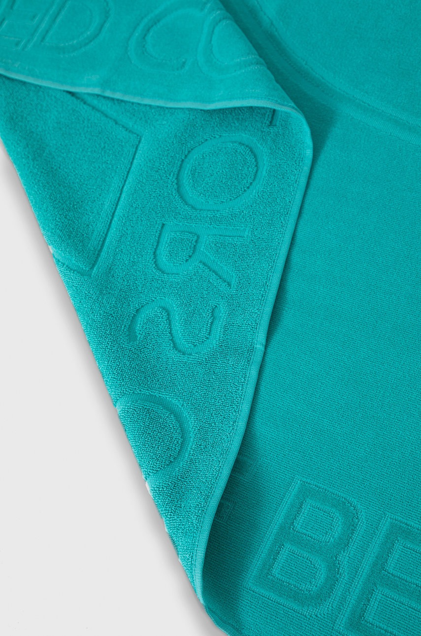 

Бавовняний рушник United Colors of Benetton колір бірюзовий