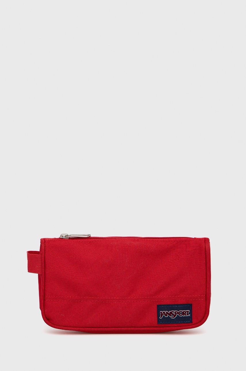 

Козметична чанта Jansport в червено, Червен