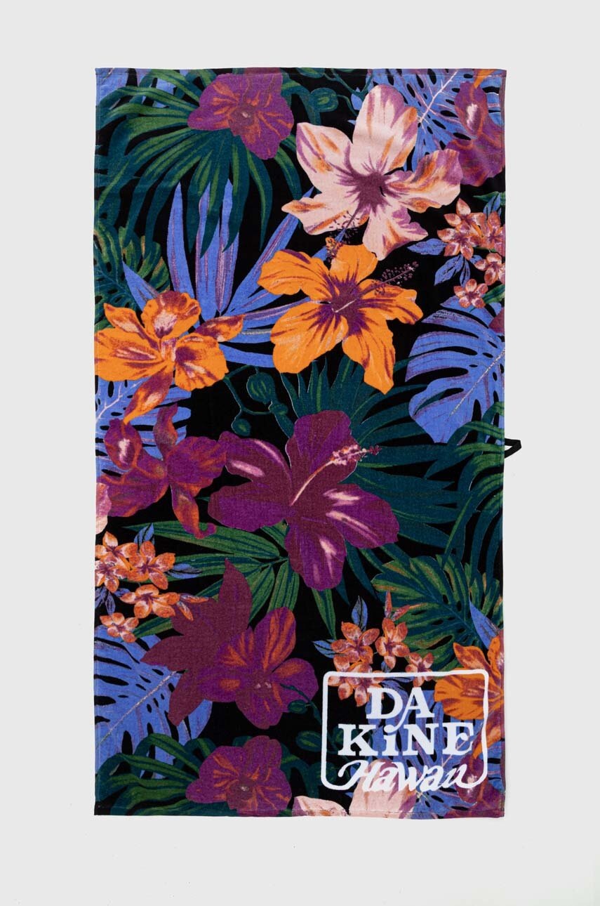 Dakine prosop din bumbac TERRY BEACH TOWEL 86 x 160 cm culoarea violet, 10003712