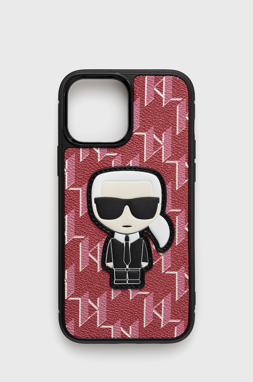 

Кейс за телефон Karl Lagerfeld за iPhone 12 Pro Max в червено, Червен
