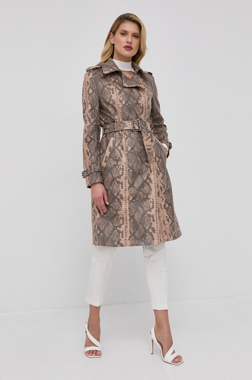

Лонгслив Guess женская цвет кремовый