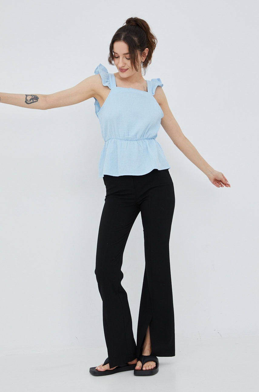 

Хлопковая блузка Vero Moda женская однотонная
