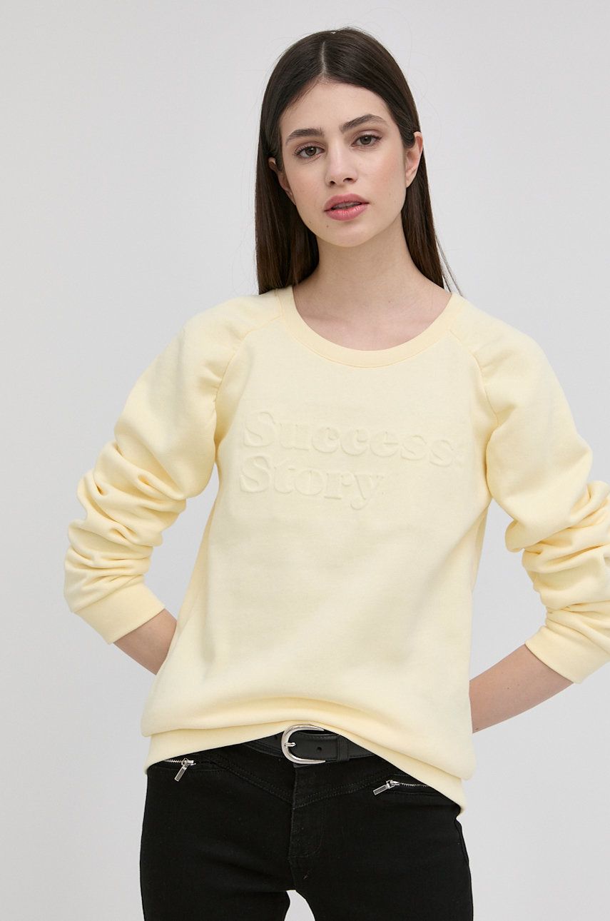 Morgan bluza femei, culoarea galben, neted answear.ro imagine 2022 13clothing.ro