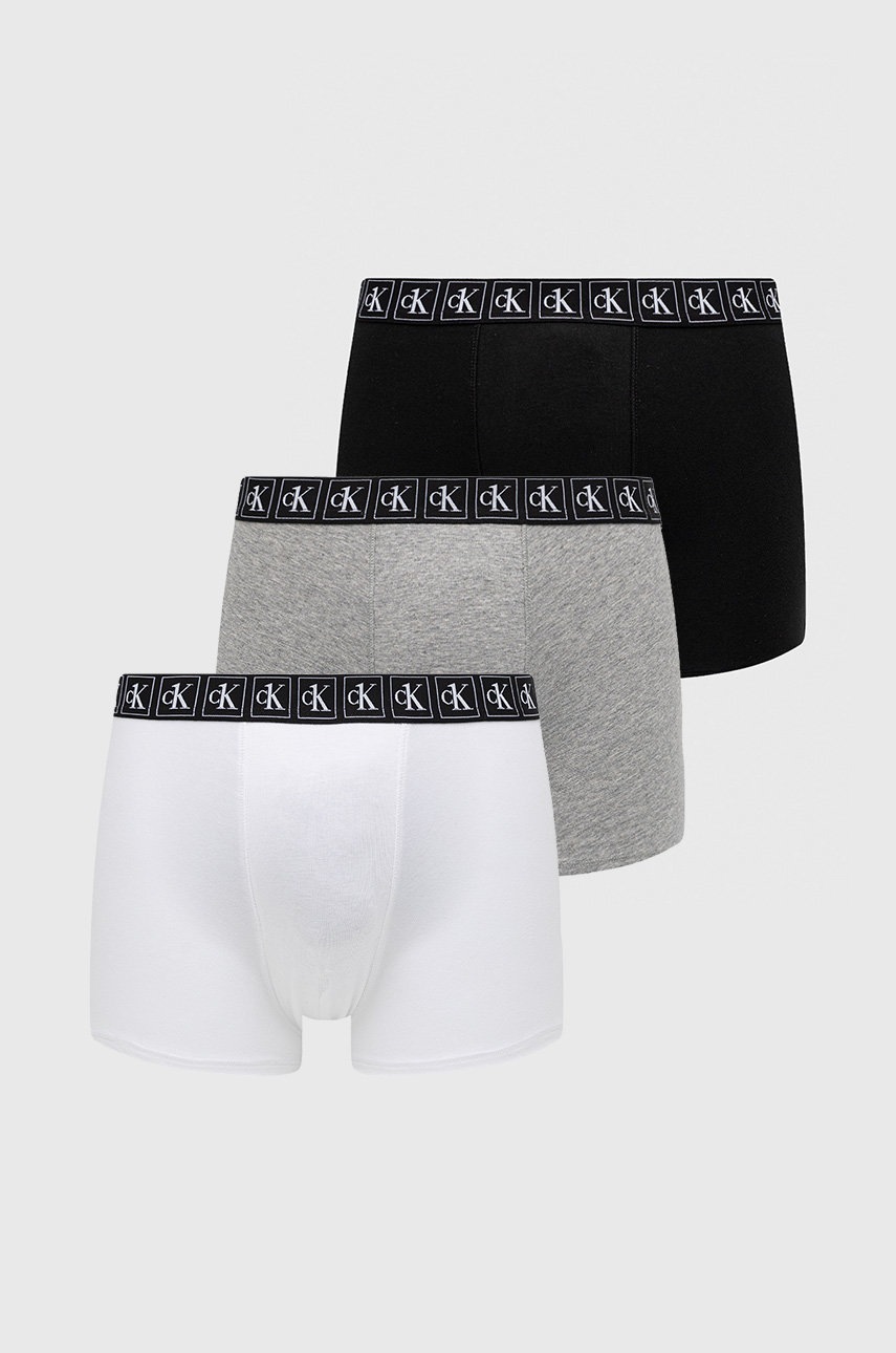 

Боксерки Calvin Klein Underwear (3 чифта) в бяло, Бял