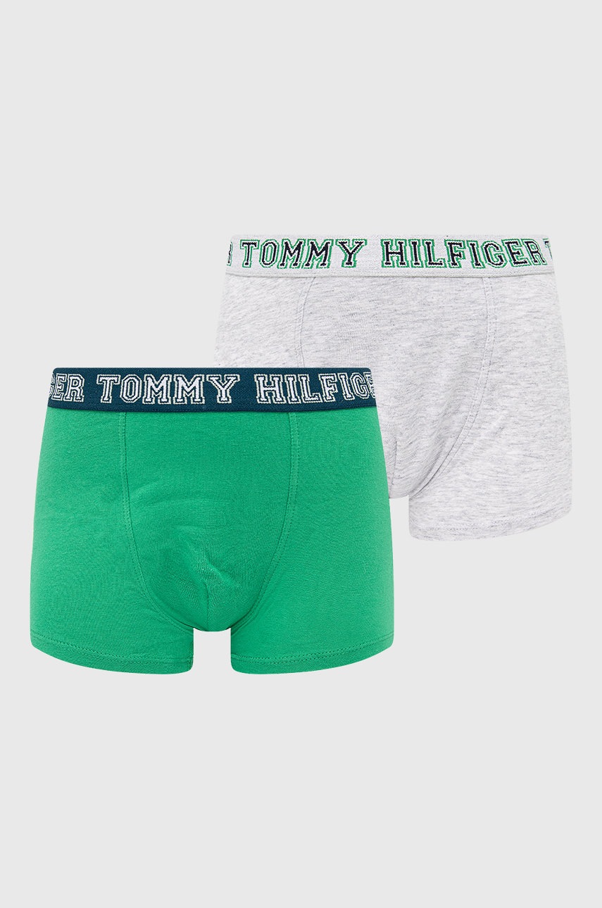 

Детски боксерки Tommy Hilfiger в зелено, Зелен
