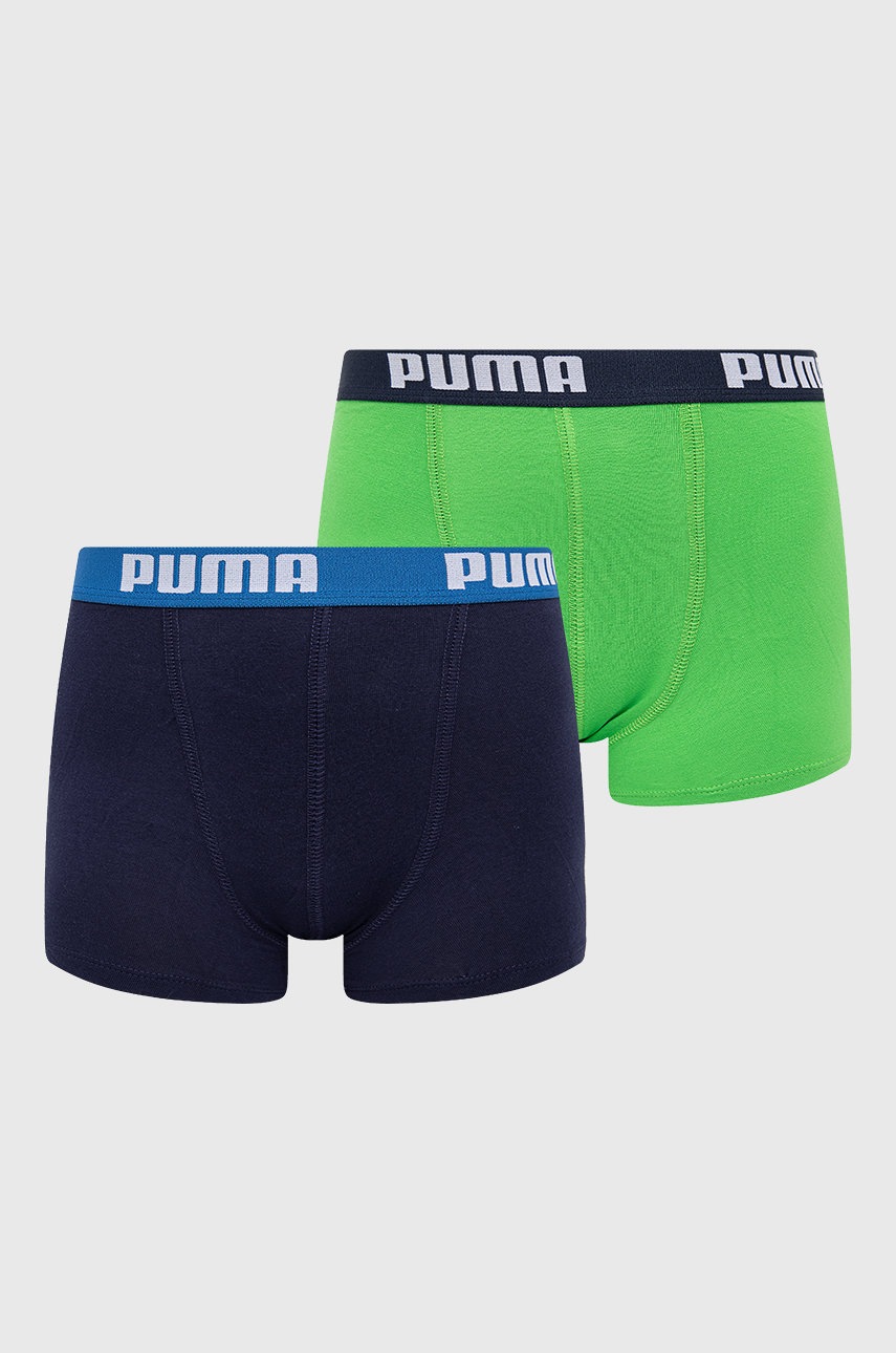 

Детски боксерки Puma (2 чифта) 935454 в зелено, Зелен