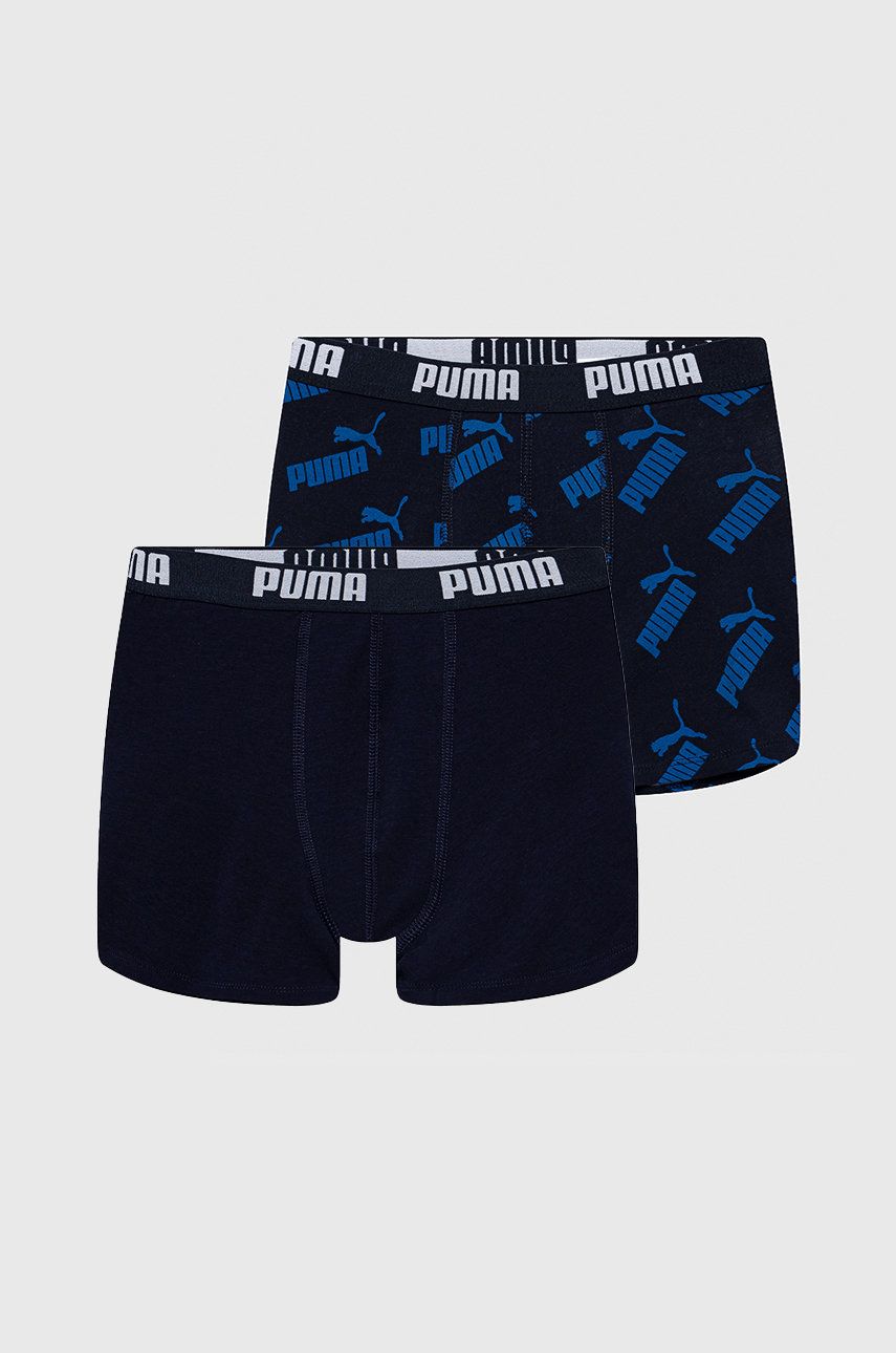 Puma boxeri copii 935526 (2-pack) culoarea albastru marin