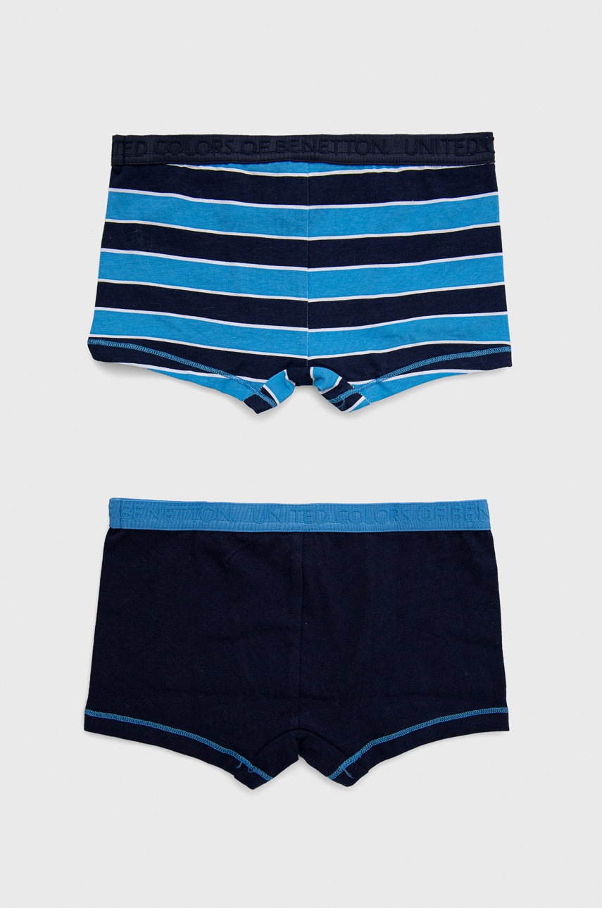 

Дитячі боксери United Colors of Benetton (2-pack) колір синій