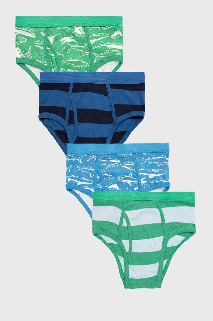 

Детски памучни слипове GAP (4 чифта), Многоцветен