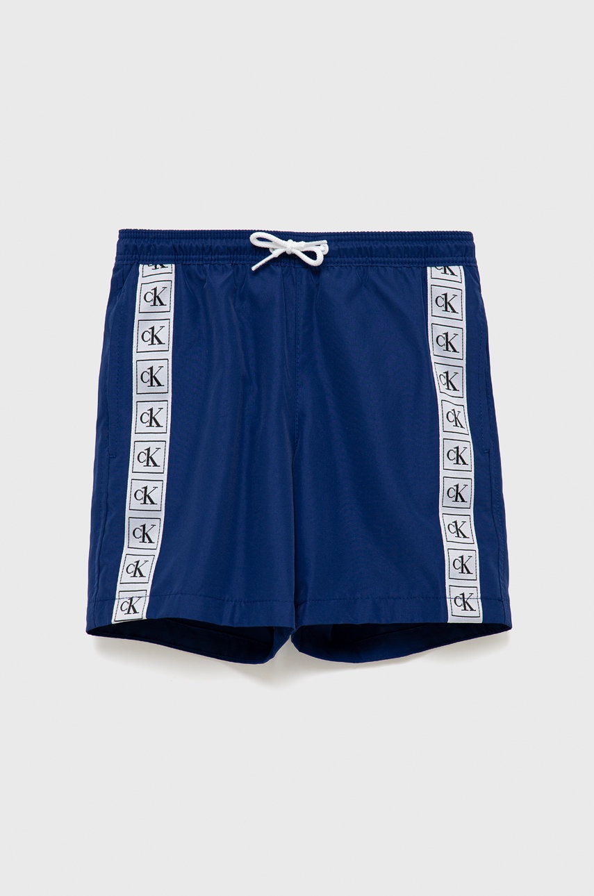 

Детски плувни шорти Calvin Klein Jeans в тъмносиньо, Тъмносин