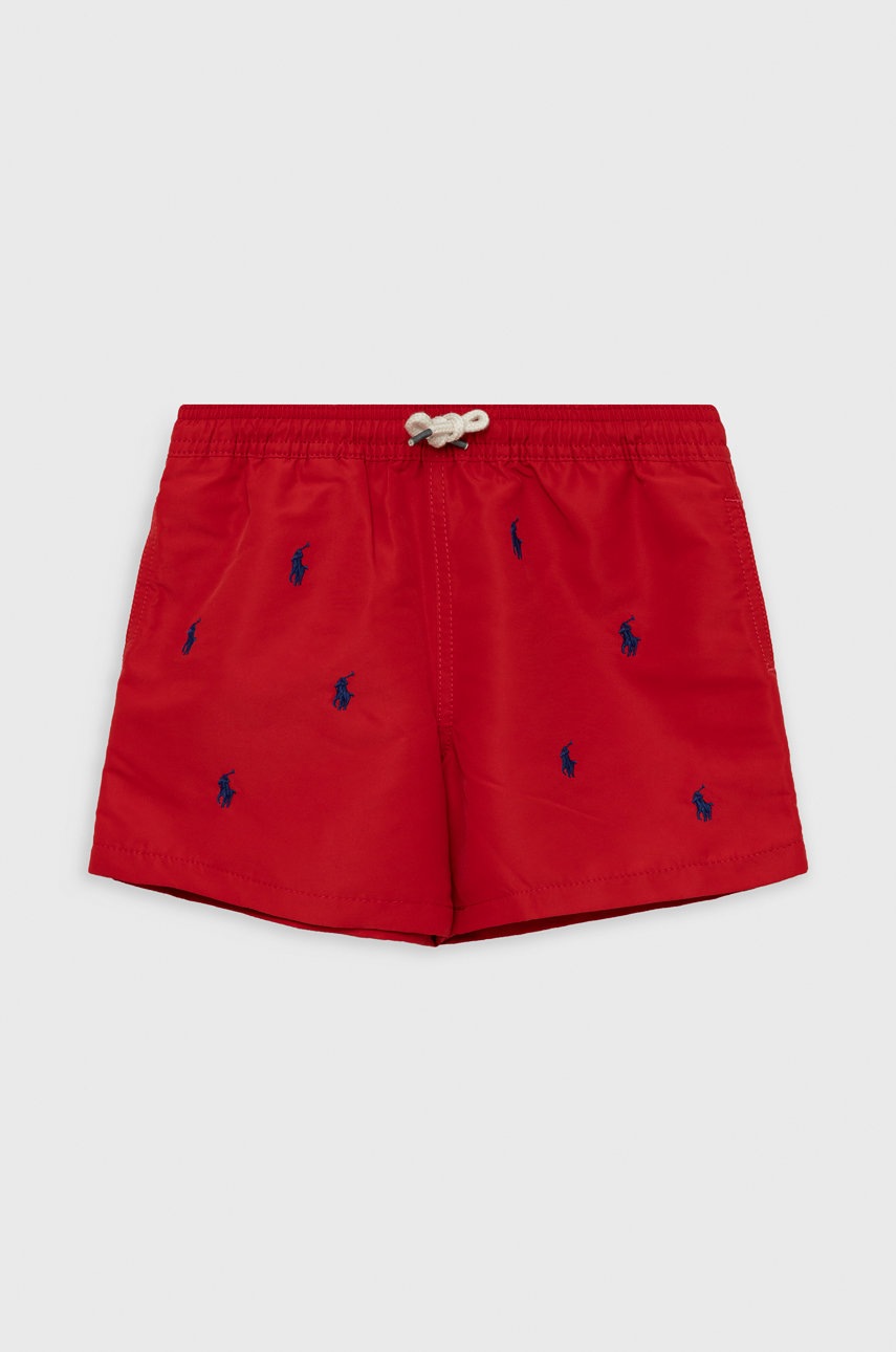 

Детски плувни шорти Polo Ralph Lauren в червено, Червен
