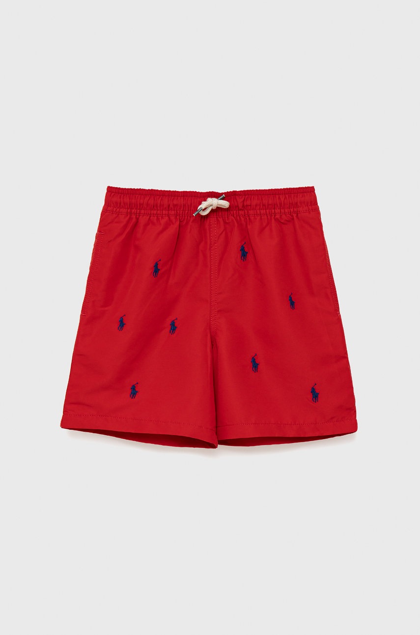

Детски плувни шорти Polo Ralph Lauren в червено, Червен