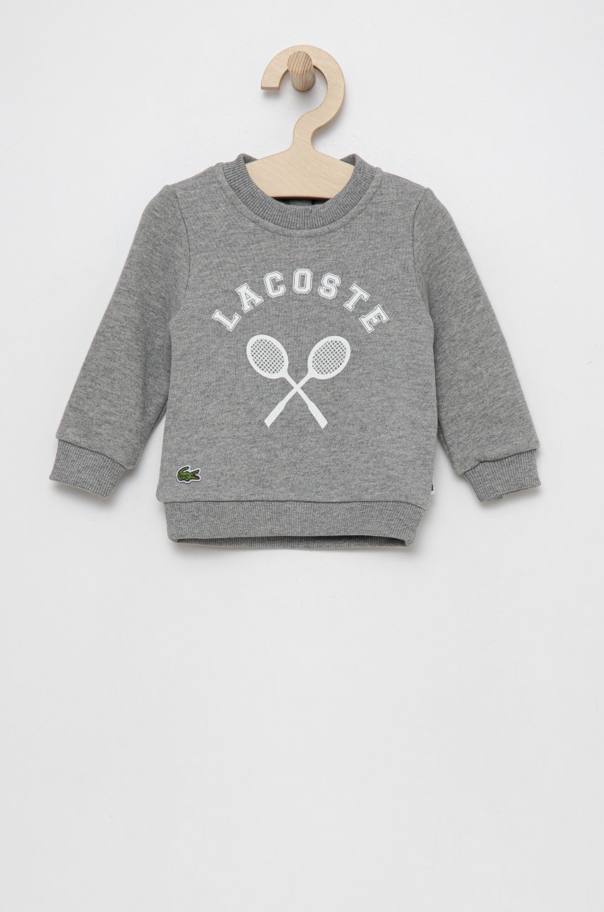 

Дитячий комплект Lacoste колір сірий