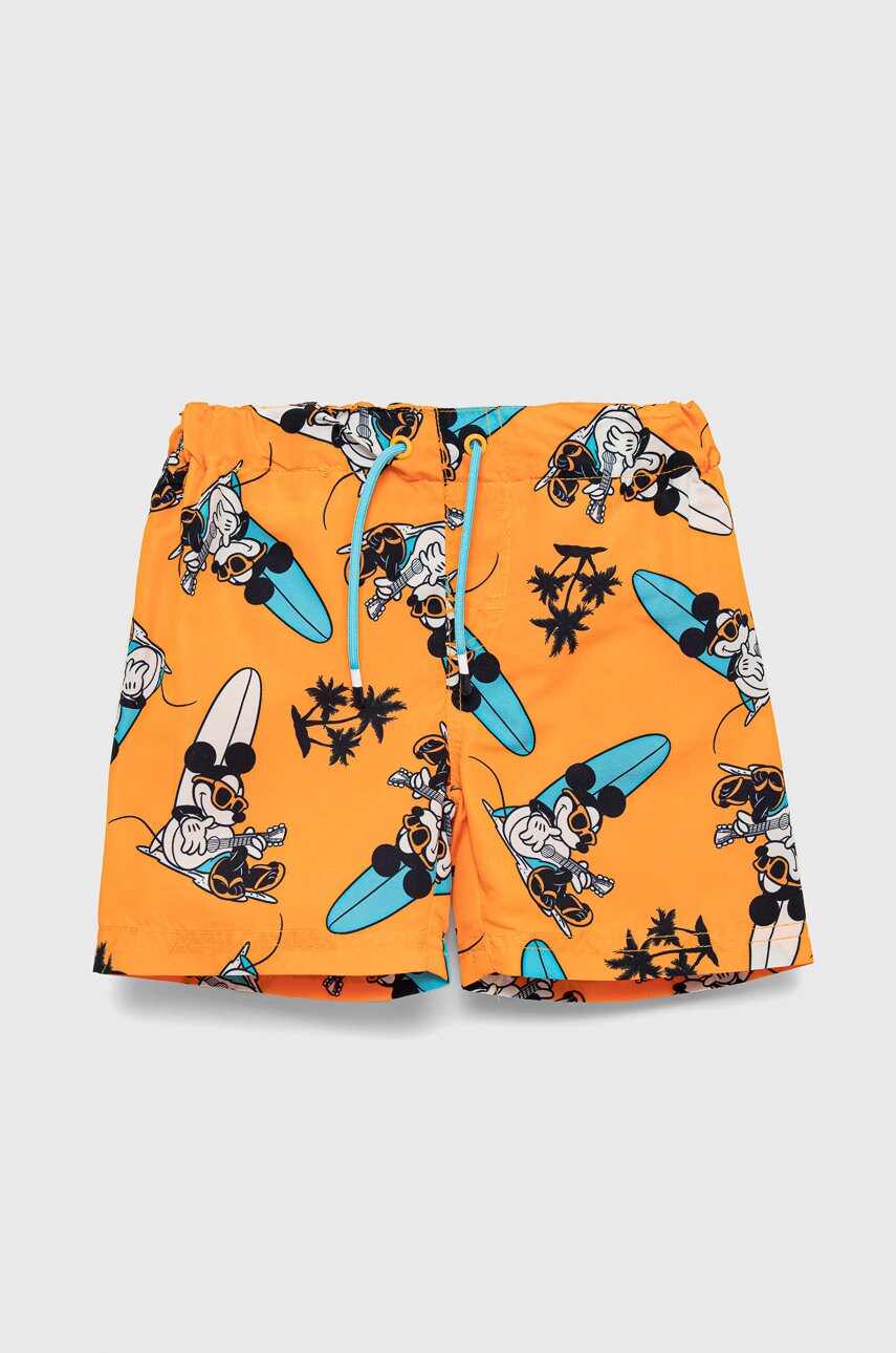 Name it pantaloni scurti de baie copii culoarea portocaliu