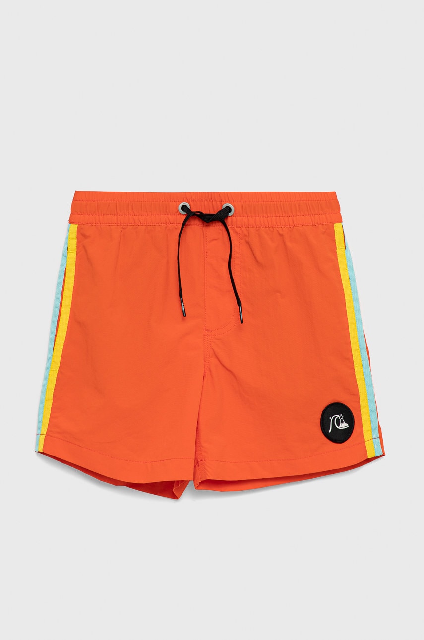 Quiksilver pantaloni scurti de baie copii culoarea rosu