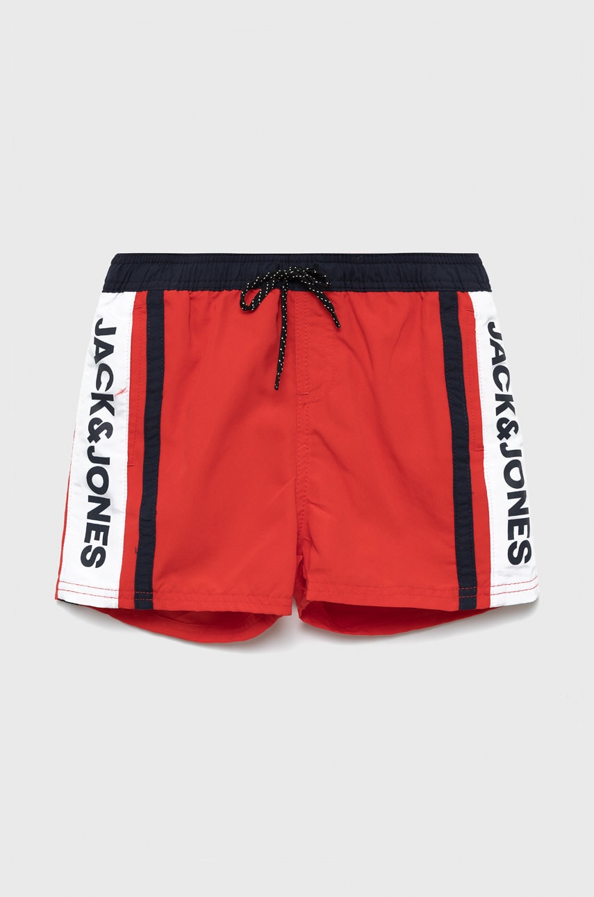 Jack & Jones pantaloni scurti de baie copii culoarea rosu