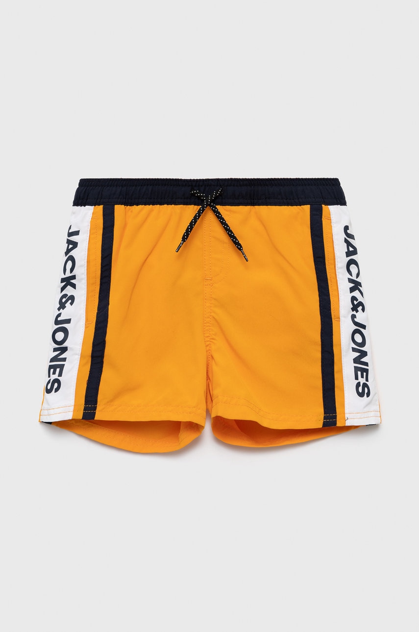 Jack & Jones pantaloni scurti de baie copii culoarea portocaliu