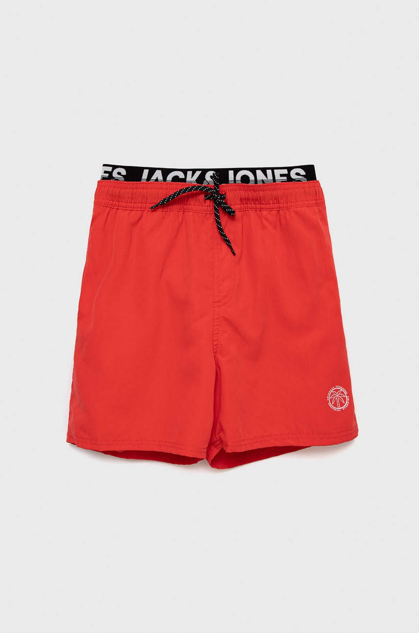 

Детски плувни шорти Jack & Jones в червено, Червен