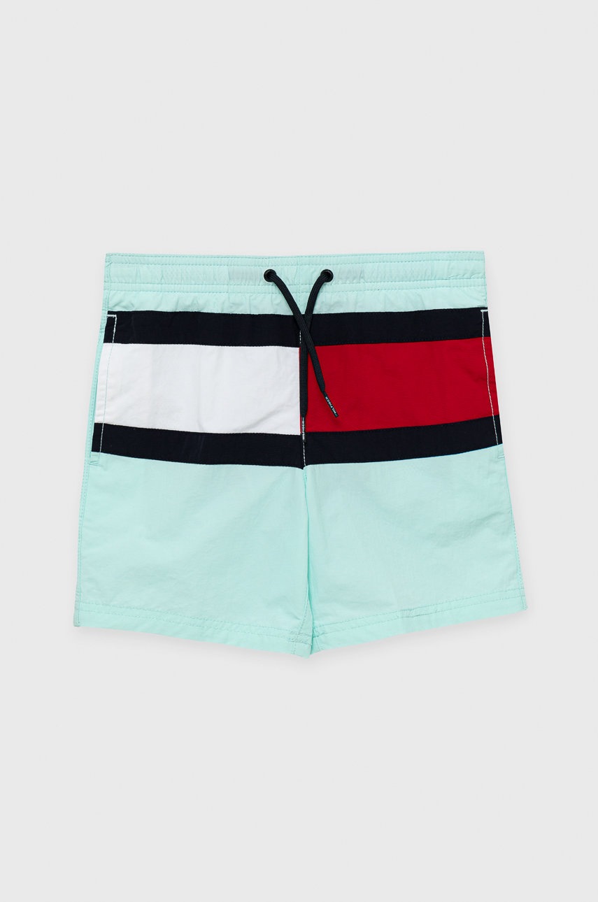 

Детски плувни шорти Tommy Hilfiger в тюркоазено, Тюркоазен