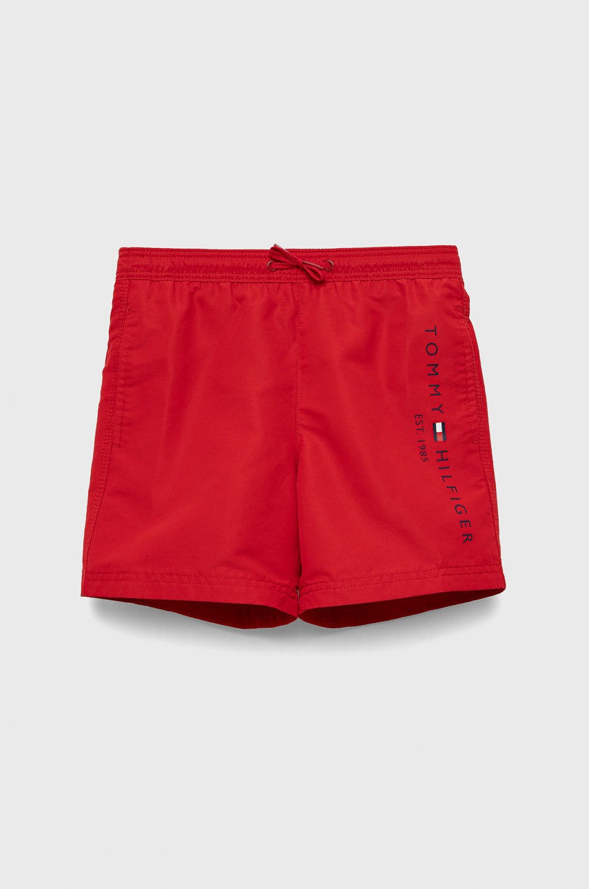 

Детски плувни шорти Tommy Hilfiger в червено, Червен