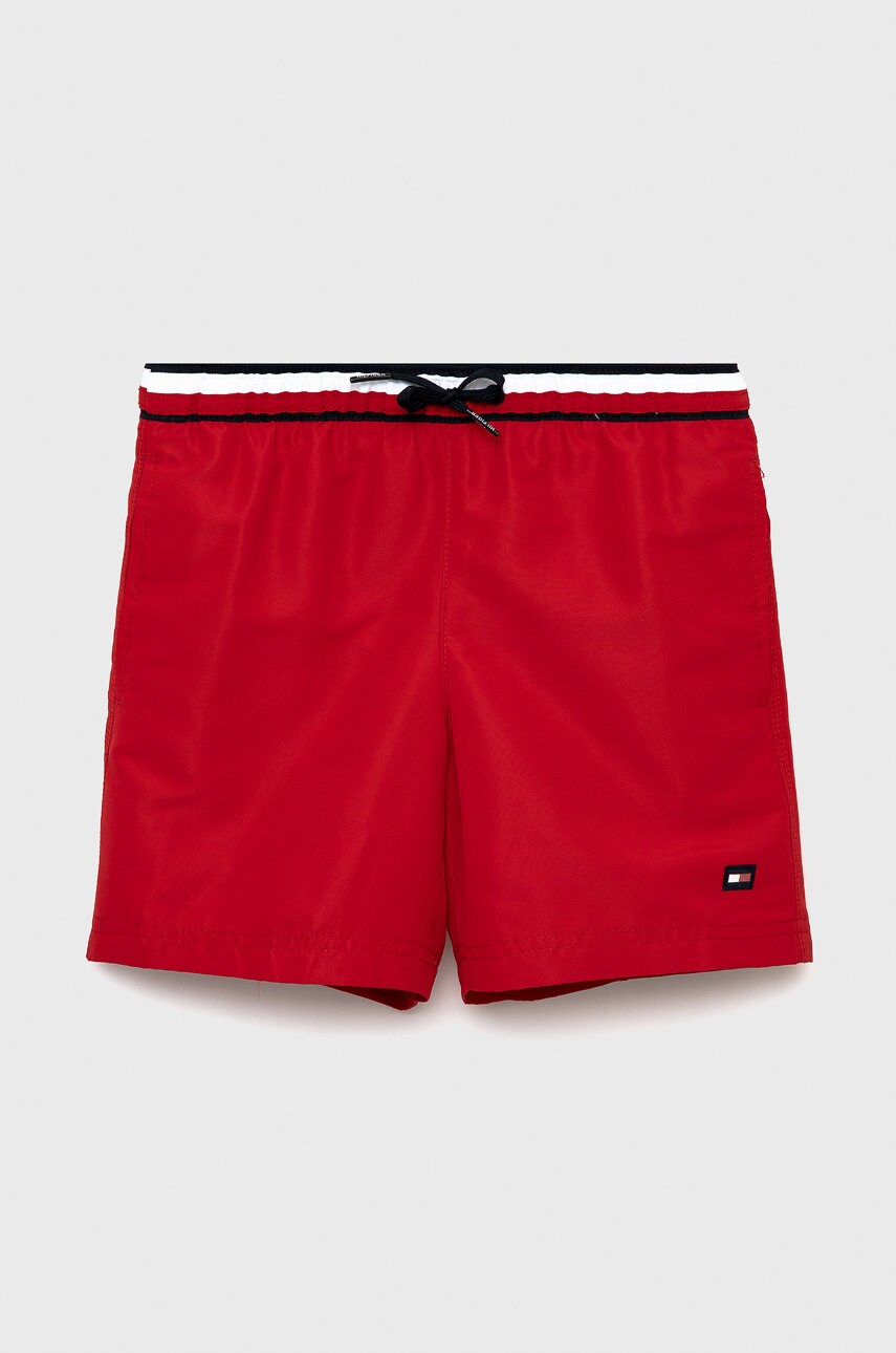 

Детски плувни шорти Tommy Hilfiger в червено, Червен