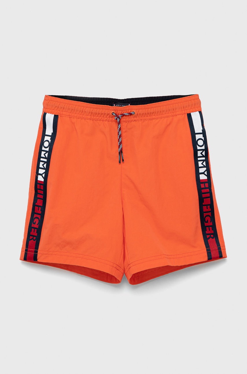 

Детски плувни шорти Tommy Hilfiger в оранжево, Оранжев