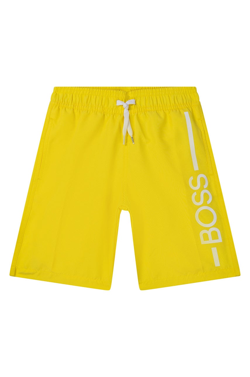 Boss costum de baie copii culoarea galben