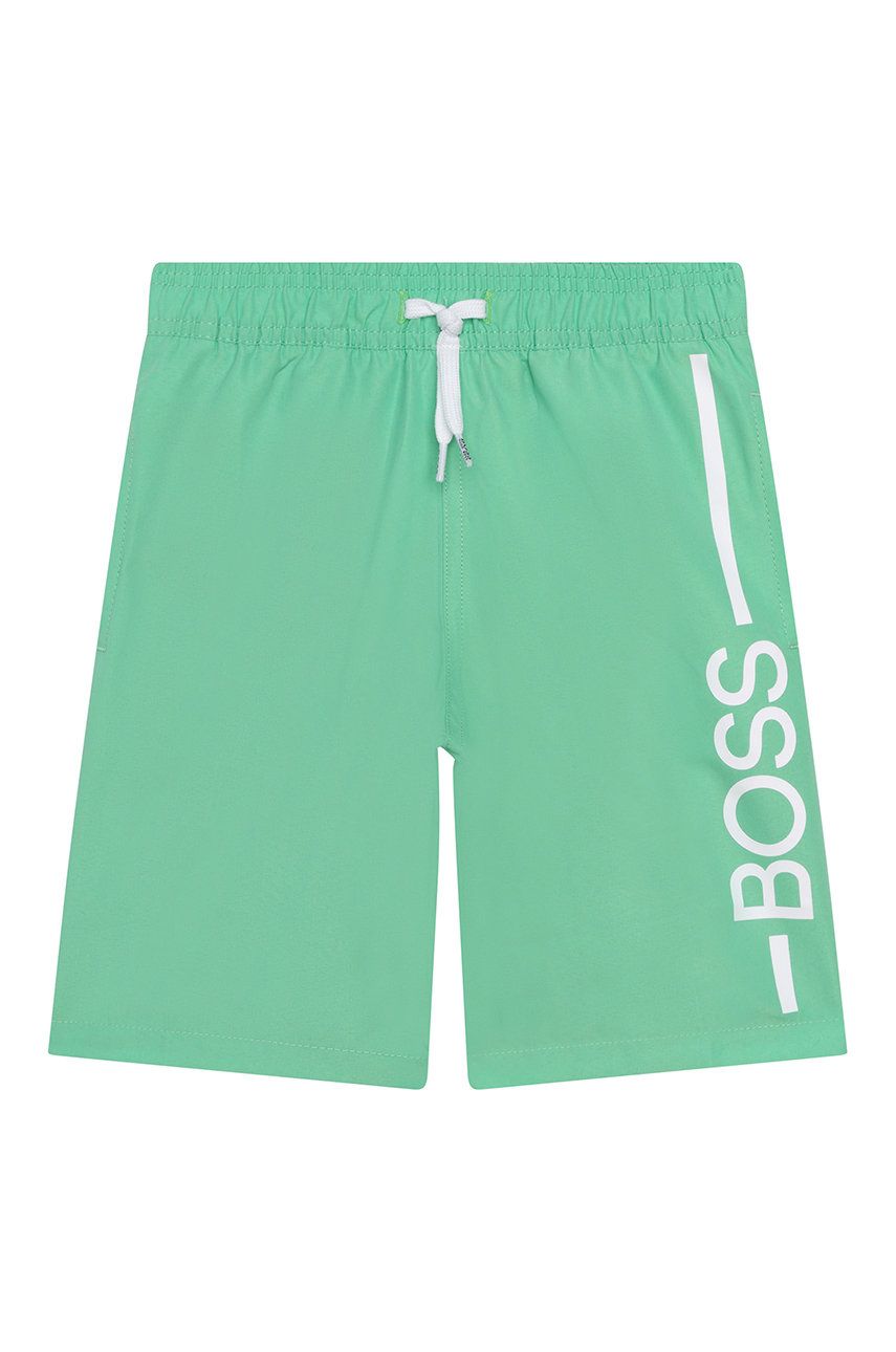 Boss pantaloni scurti de baie copii culoarea verde Băieți 2023-10-02
