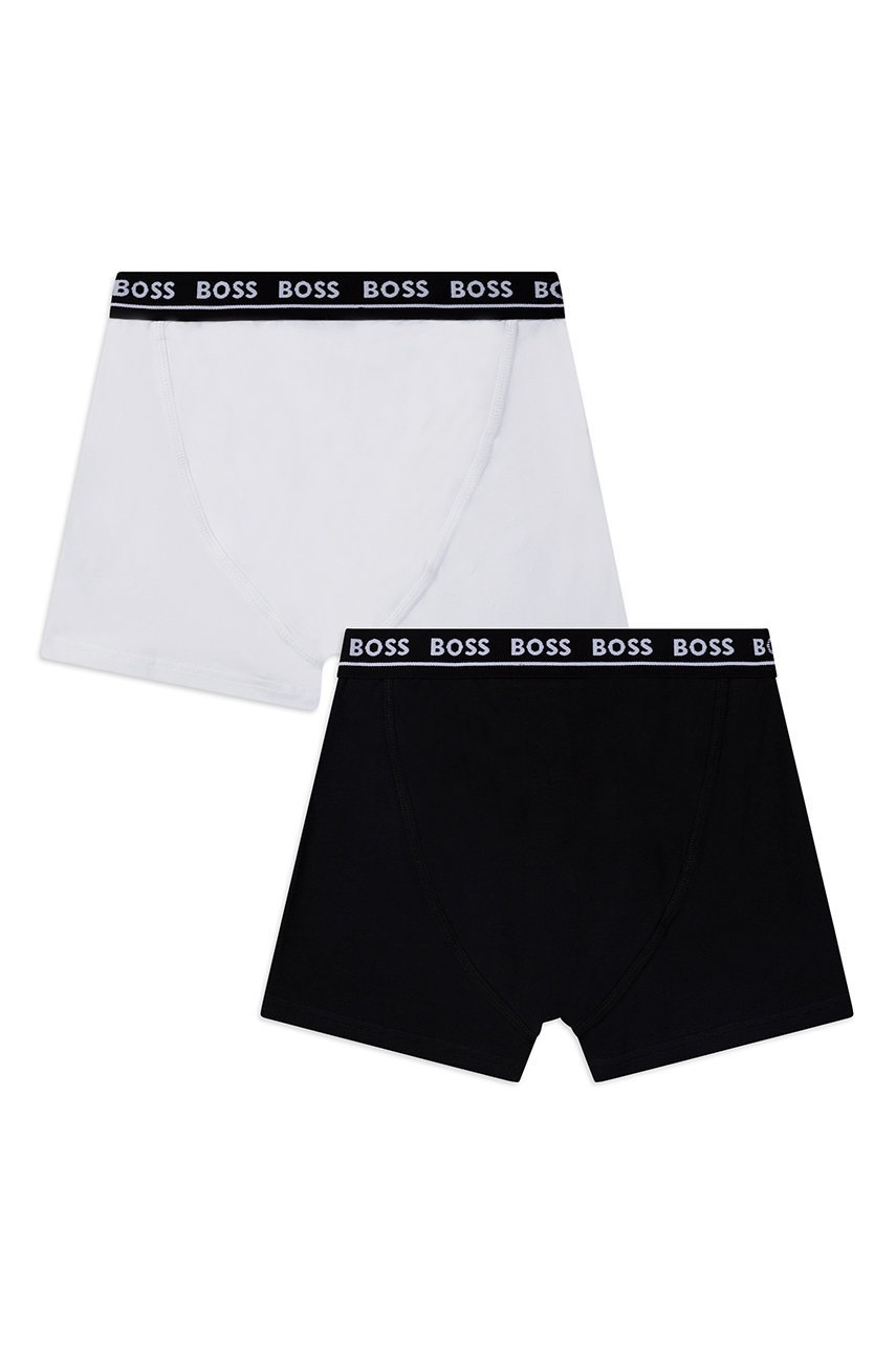 

Детские боксеры BOSS (2-pack) цвет чёрный