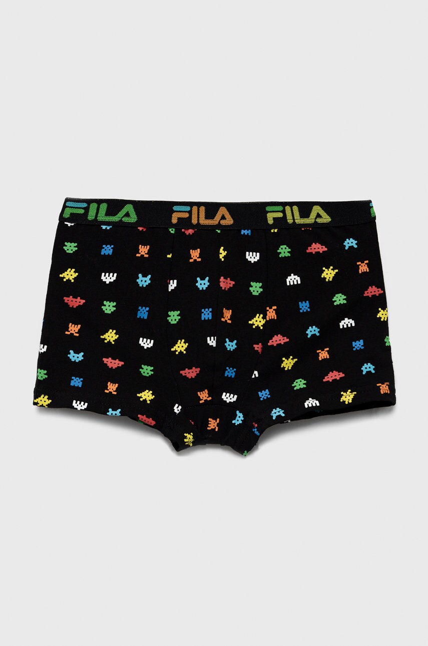 

Детски боксерки Fila в черно, Черен