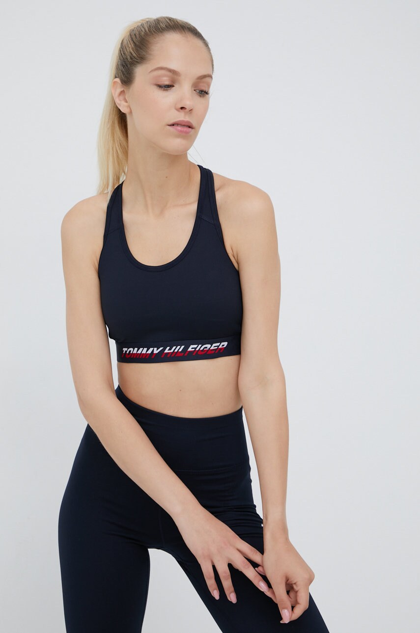 

Спортен сутиен Tommy Hilfiger в тъмносиньо, Тъмносин