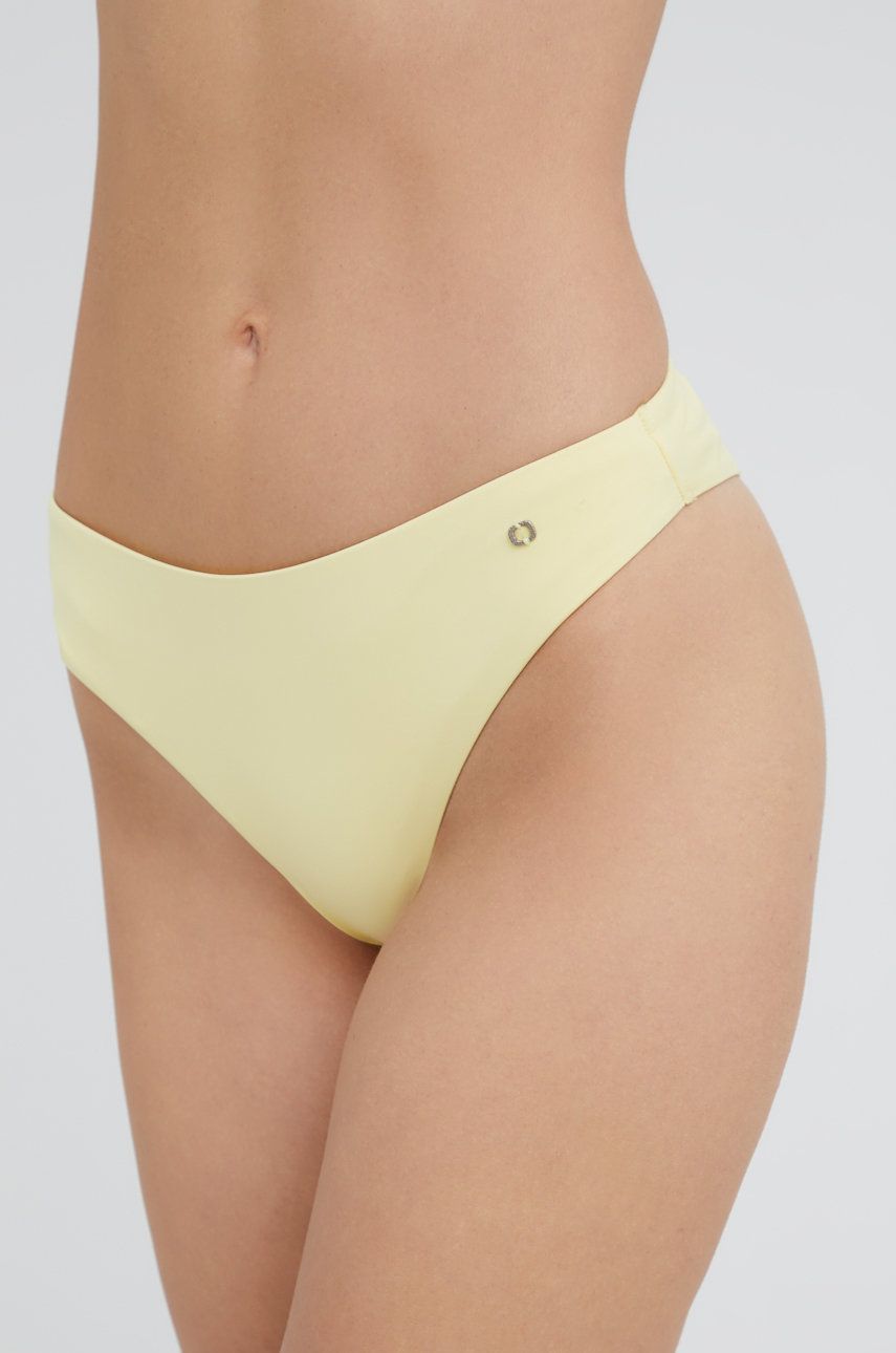 Plavkové kalhotky Only Olli žlutá barva - žlutá -  Podšívka: 100% Polyester Hlavní materiá