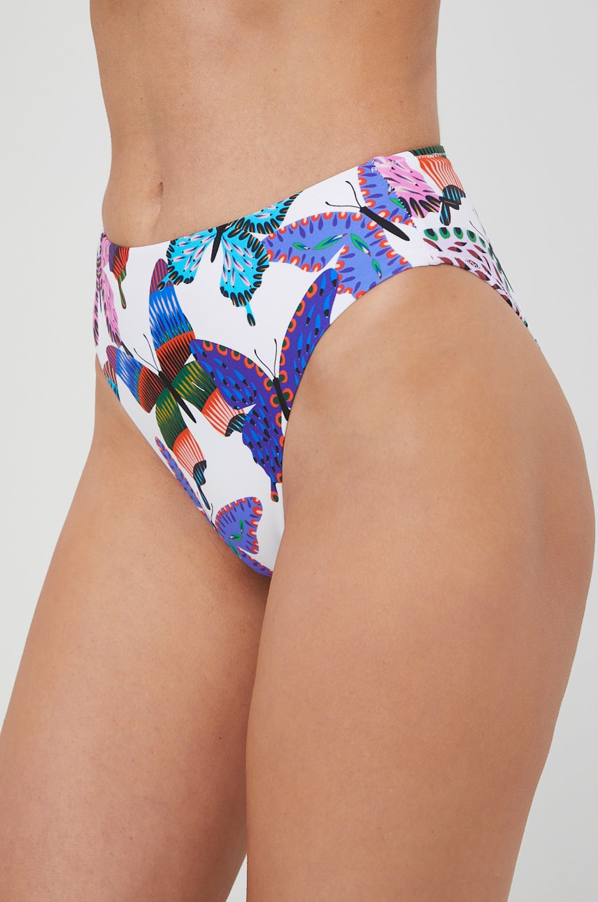 

Долнище на бански Desigual в бяло, Бял