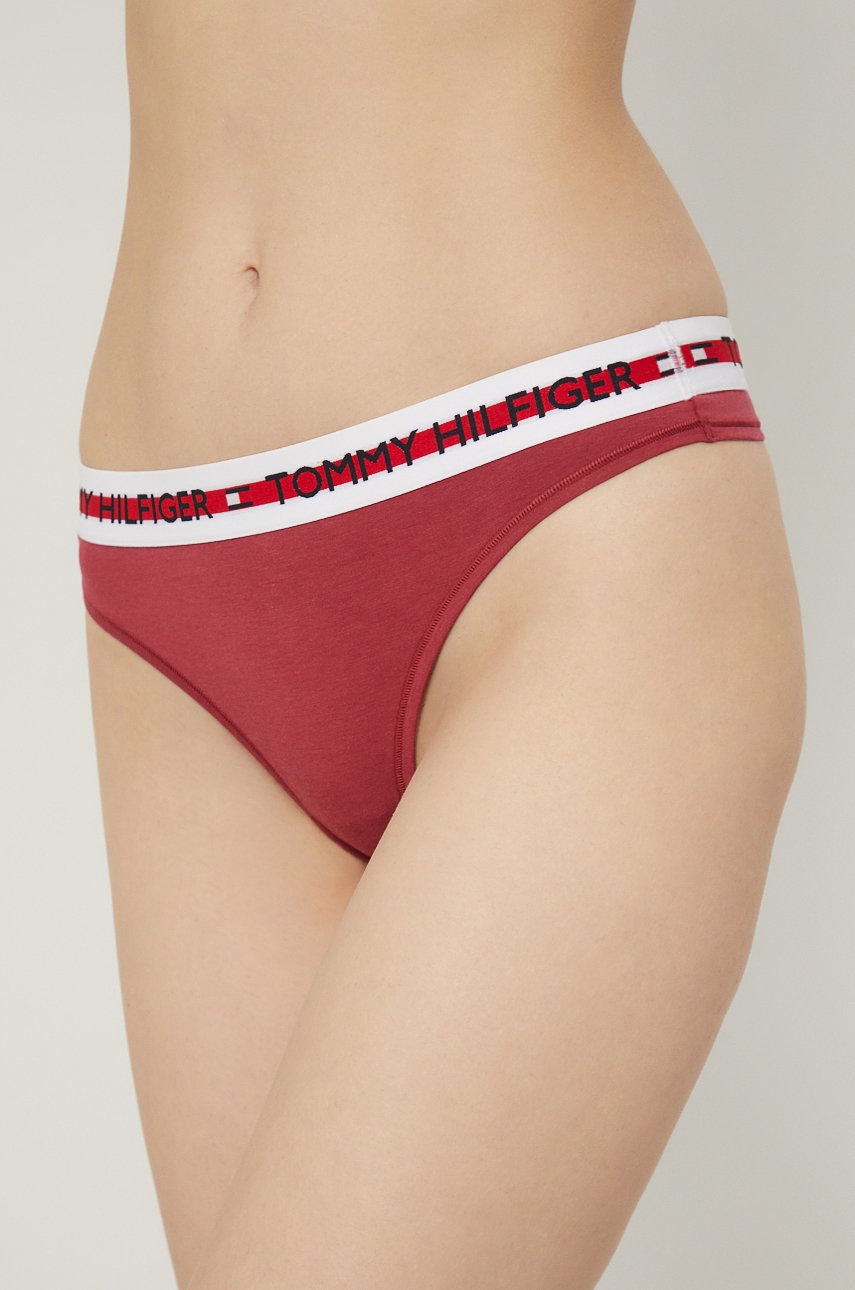 

Стринги Tommy Hilfiger колір червоний