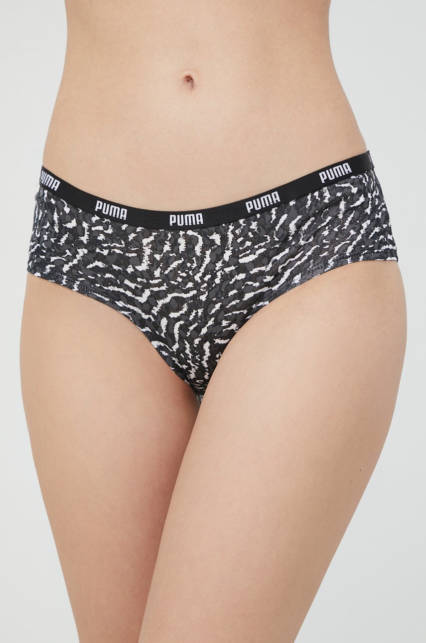 

Труси Puma (2-pack) 935536 колір чорний