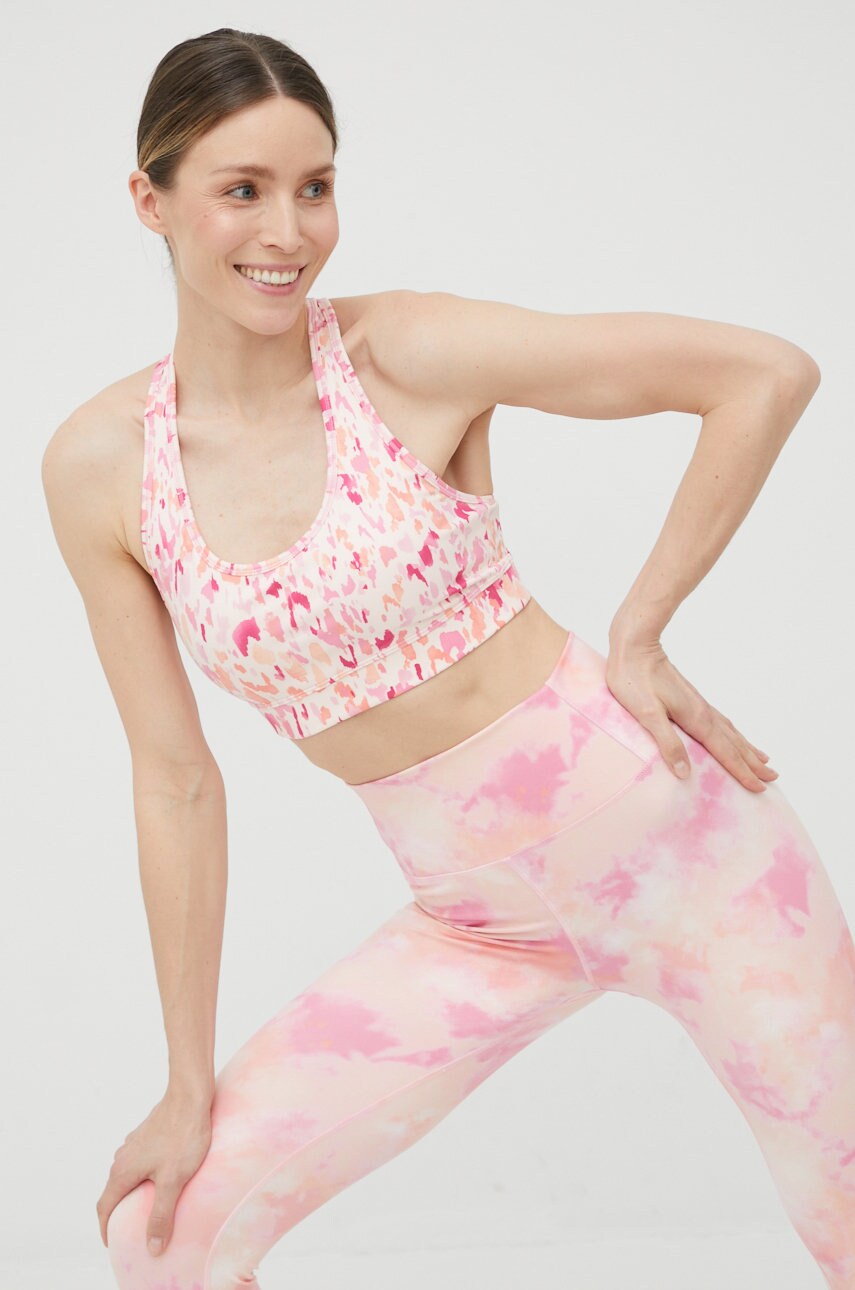 Gap sutien sport culoarea roz, modelator