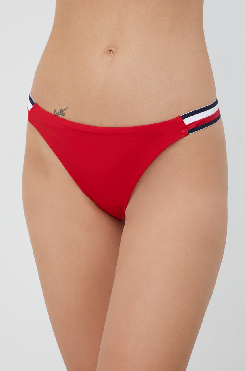 

Долнище на бански Tommy Hilfiger в червено, Червен