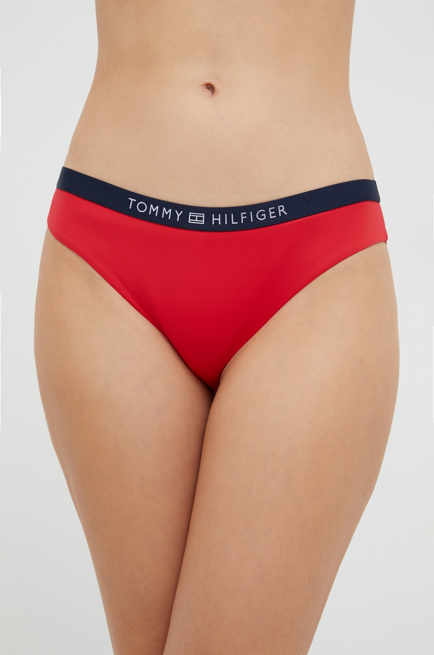

Долнище на бански Tommy Hilfiger в червено, Червен