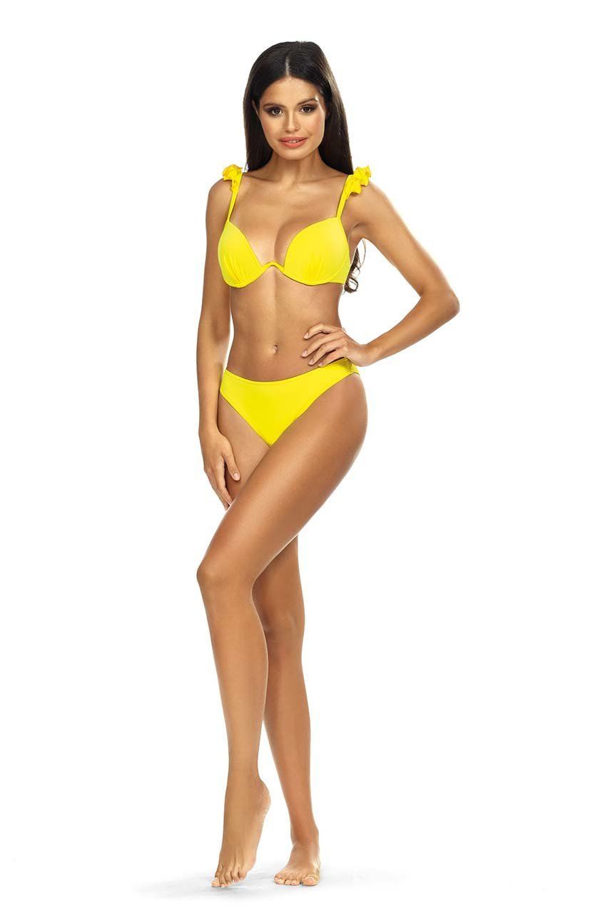 Lorin costum de baie culoarea galben, cupa rigidizata Costume de baie 2023-03-21