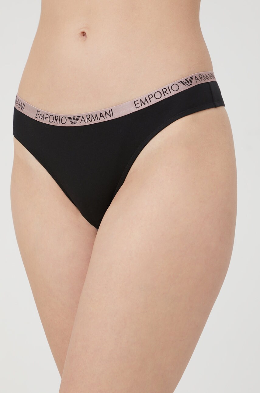 

Прашки Emporio Armani Underwear в черно, Черен