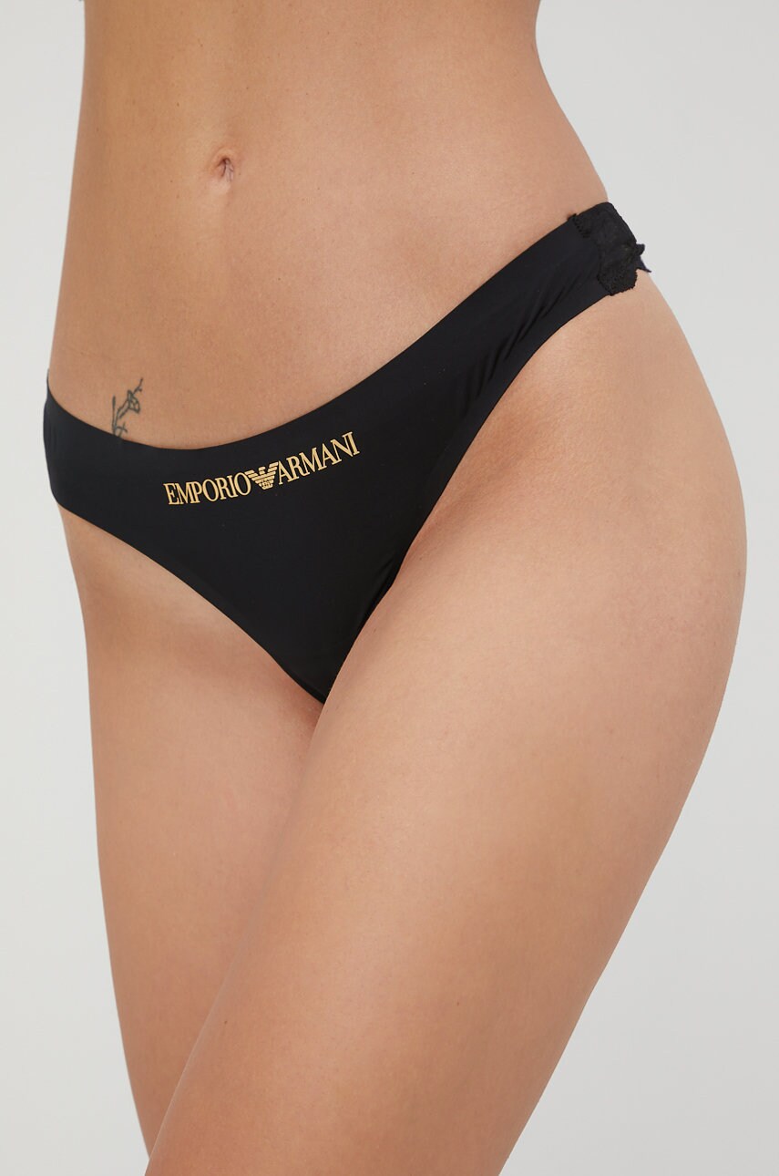 

Прашки Emporio Armani Underwear в черно, Черен