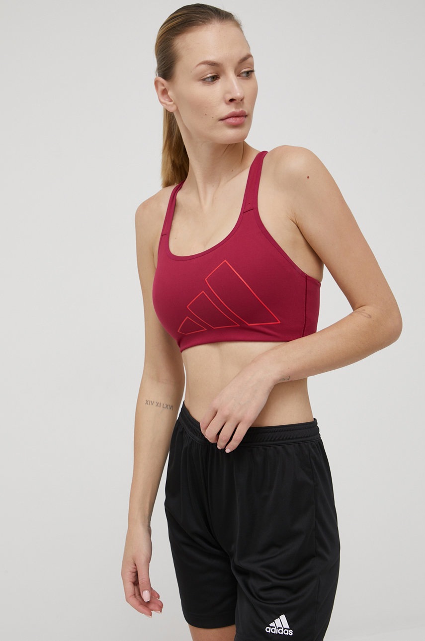 

Сутиен adidas Performance HD7681 в лилаво, Виолетов