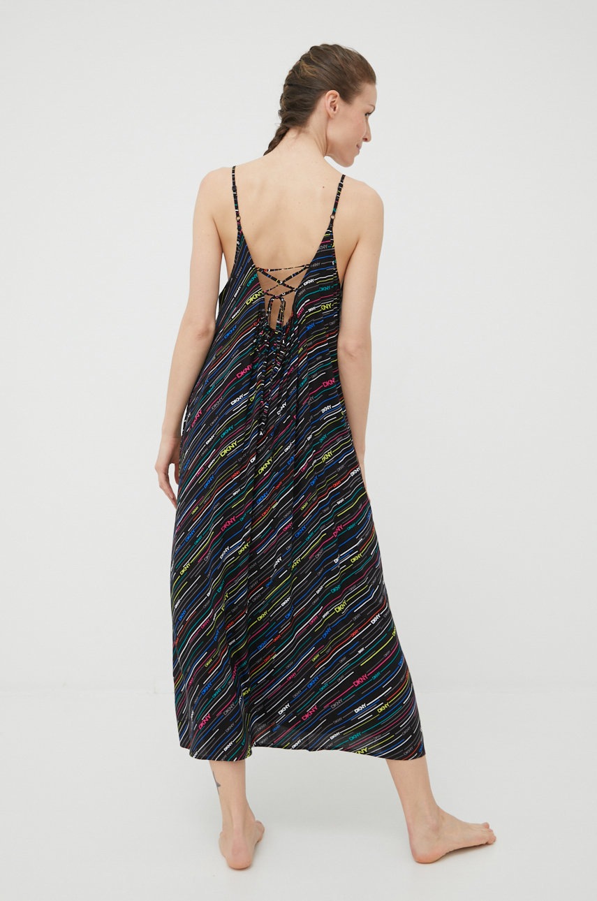 

Нощница Dkny дамска в черно, Черен