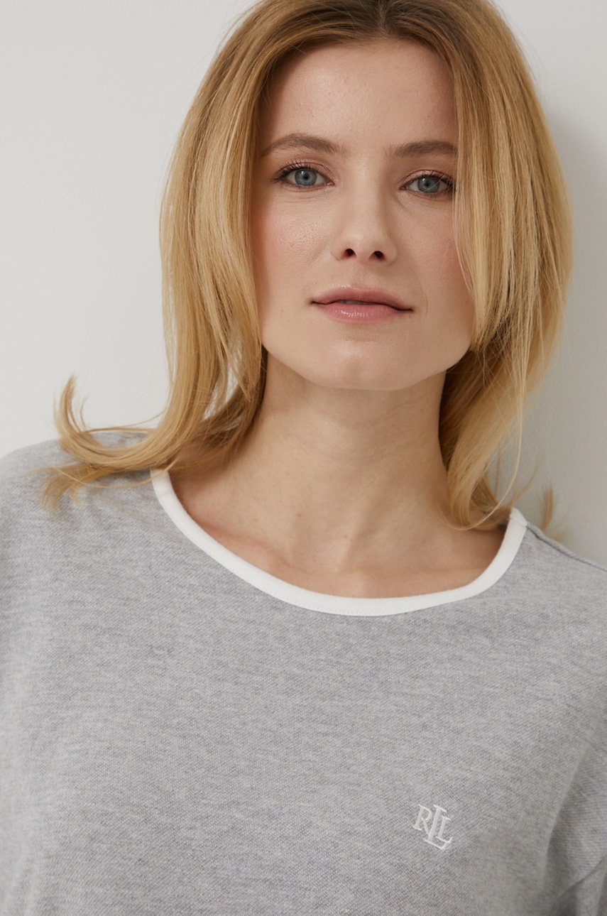 

Пижама Lauren Ralph Lauren цвет серый