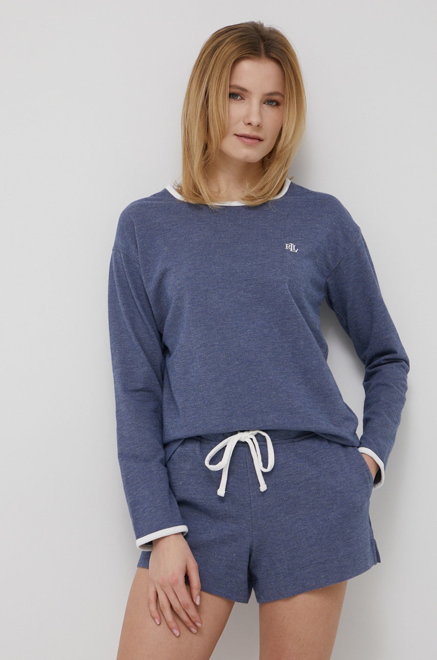 

Комплект пижама Lauren Ralph Lauren в тъмносиньо, Тъмносин