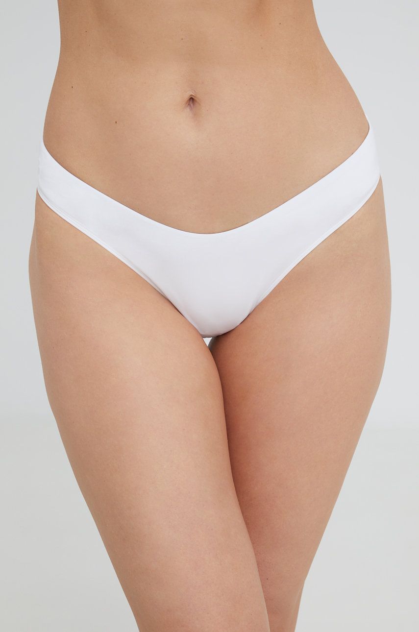 Plavkové kalhotky Pinko bílá barva - bílá -  Hlavní materiál: 79 % Polyamid
